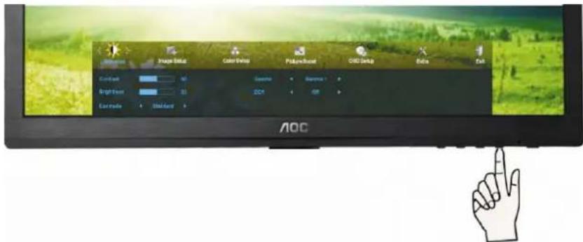 Image Setup Color Drop Picture Reset Grid Drop Extra Exit Comfort Right Font Controls Standard AOC