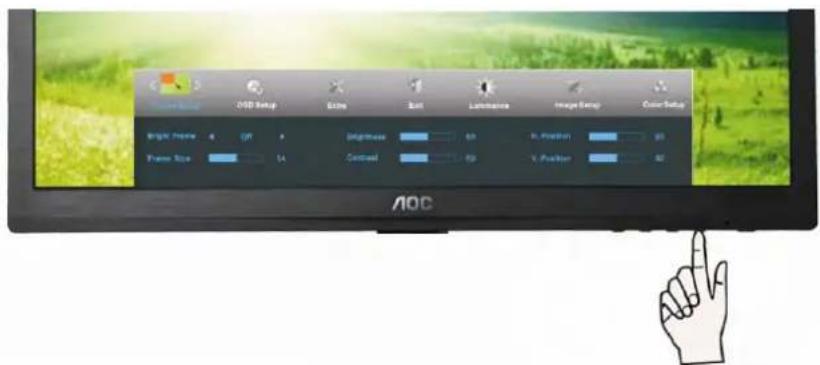 AOC RGB Setup O3D Setup Size I/O1 Latencies Image Setup Color Setup Bright Frame 4 OFF 0 Distance 60 In Position 80 Frame Rate 14 Contrast 7.50 Y Position 80