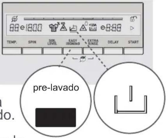 NEW POL 12NEMES74 - 4- Función adicional de pre-lavado (\*) - 1