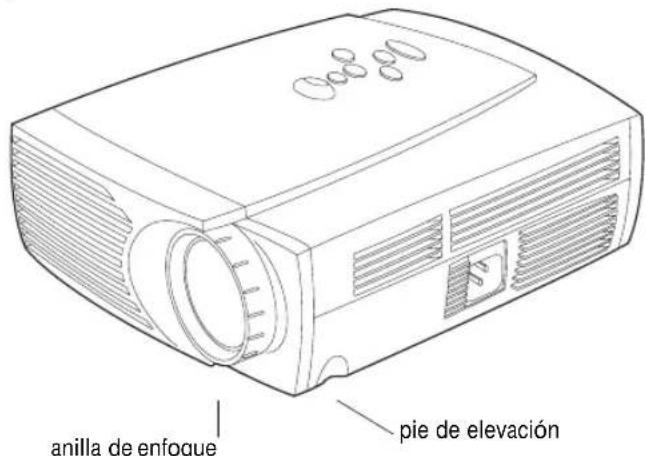 anilla de enfoque pie de elevación