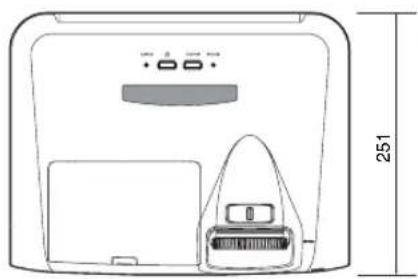 MITSUBISHI XD250U - Diagramas dimensionales (unidad: mm) - 1