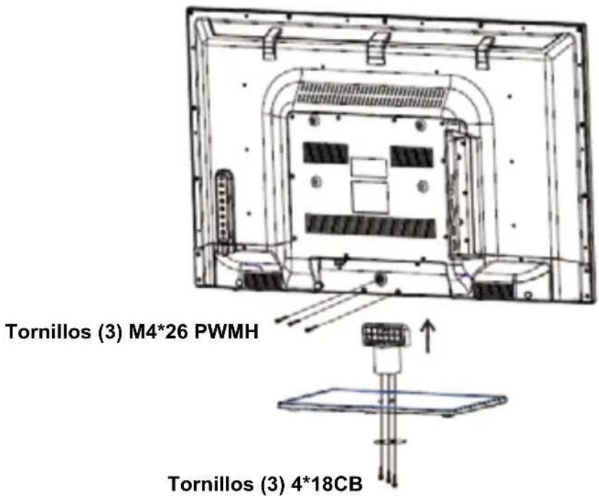 Tornillos (3) M4*26 PWMH Tornillos (3) 4*18CB