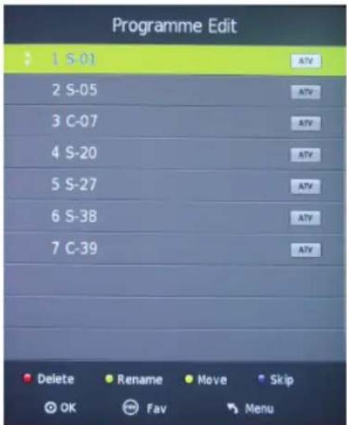 AIRIS MW24CN - Editar programas - 1