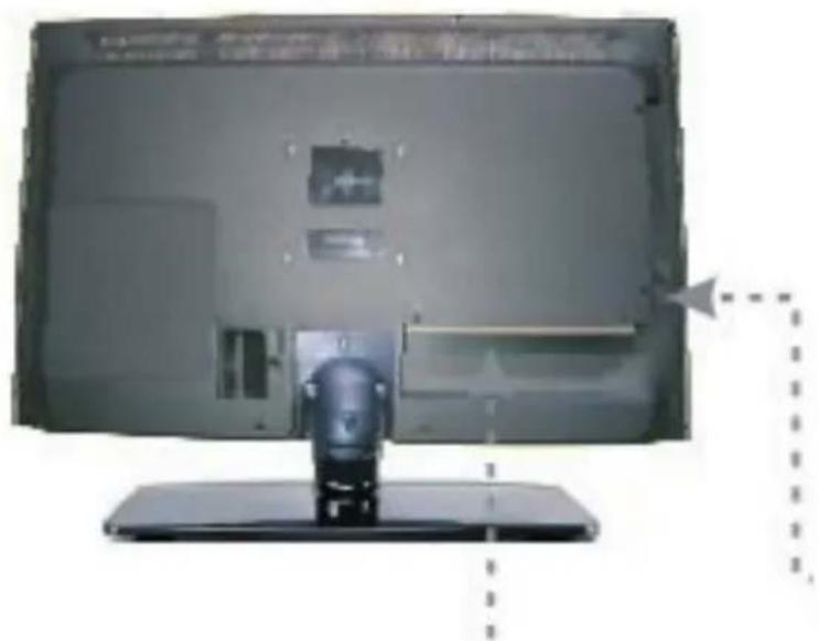 AIRIS MW24BL - VISTA TRASERA Y CONEXIONES DE LOS CONTROLES (Mod. 26") - 1