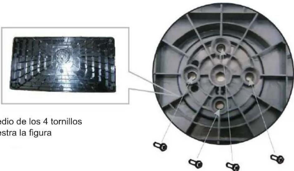 edio de los 4 tornillos estra la figura