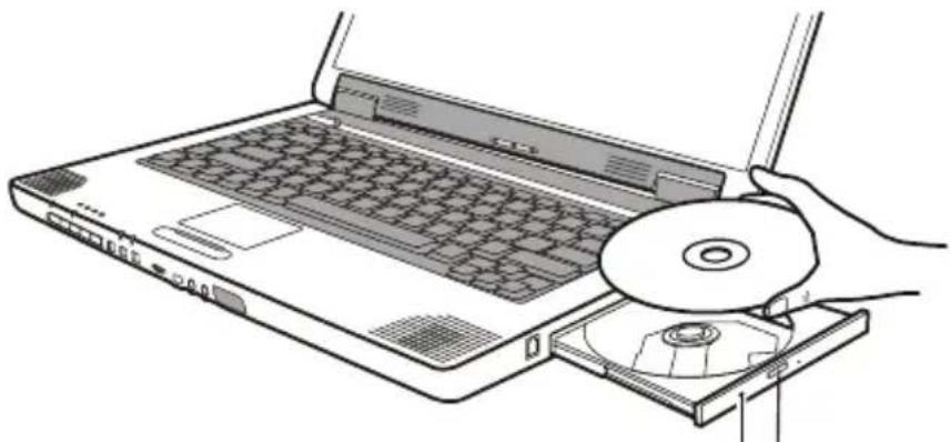 AIRIS Diamond N1117 - Insertando y Quitando CD/DVD - 1