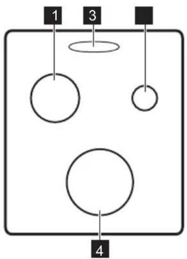 ZANUSSI ZCG210J1WA - Disposición de las zonas de cocción - 1