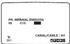 TOSHIBA SD-34VLSL - La búsqueda se detendrá cuando localice una estación. - 1