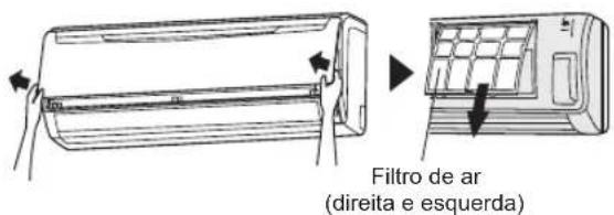 Filtro de ar (direita e esquerda)