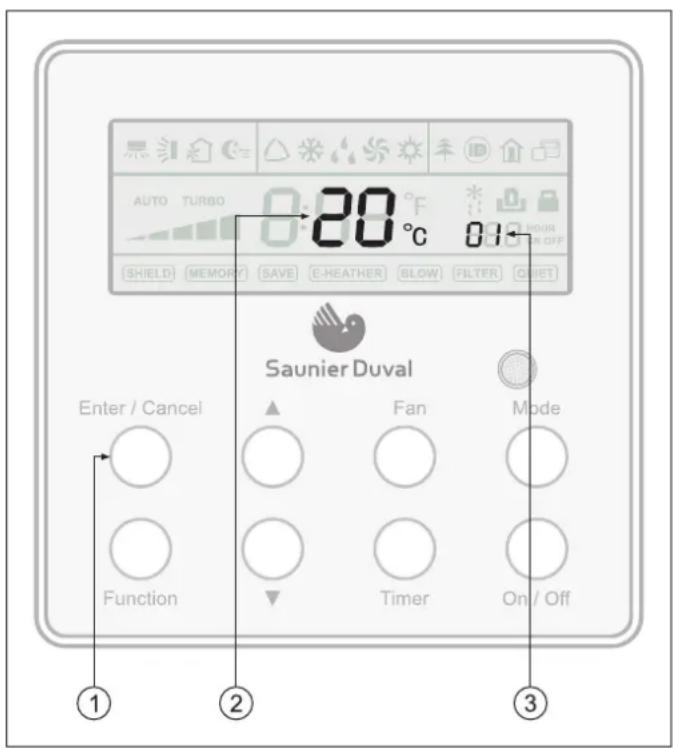 SAUNIER DUVAL SDH 17-050 ND - Consulta temperatura ambiente - 1