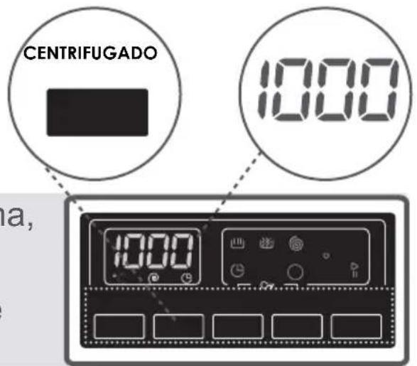 CORBERO CLA 1208 X - 2- Selecção de velocidade de centrifugação - 1