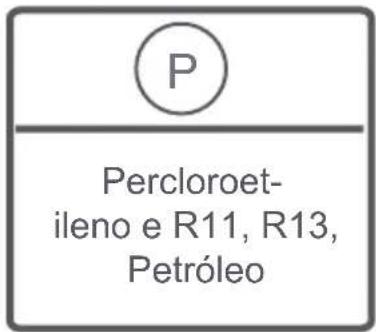 P Percloroet- ileno e R11, R13, Petróleo