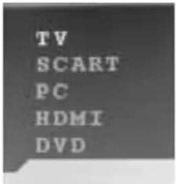 TV SCART PC HDMI DVD