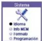 WOXTER I-Move 600 ST Color - Configuración del idioma mostrado en pantalla - 3