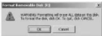 WOXTER I-Move 505 - 5) Formatear el reproductor de MP3 - 4