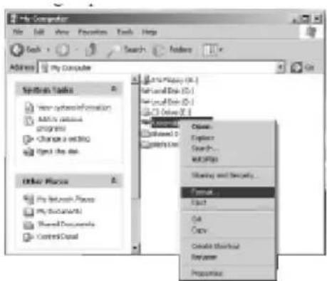 WOXTER I-Move 505 - 5) Formatear el reproductor de MP3 - 2