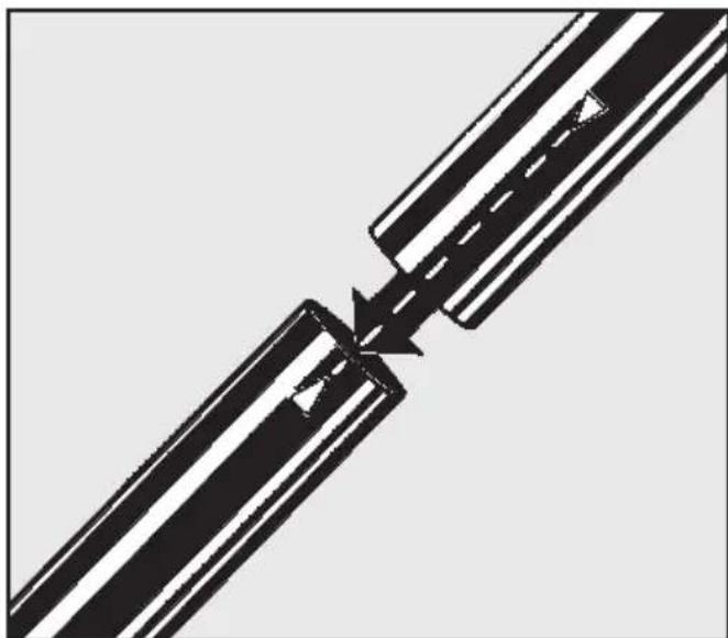 MIELE S 548 - Insertando el tubo telescópico - 1