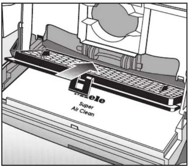 MIELE S 548 - Al cambiar de filtro, tenga en cuenta - 2