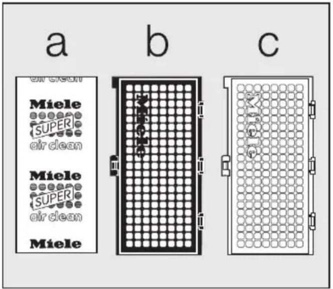 MIELE S 548 - Al cambiar de filtro, tenga en cuenta - 1