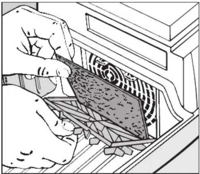 MIELE S 300i - Sustituir el filtro de salida de aire ("ACTIVE HEPA") - 2
