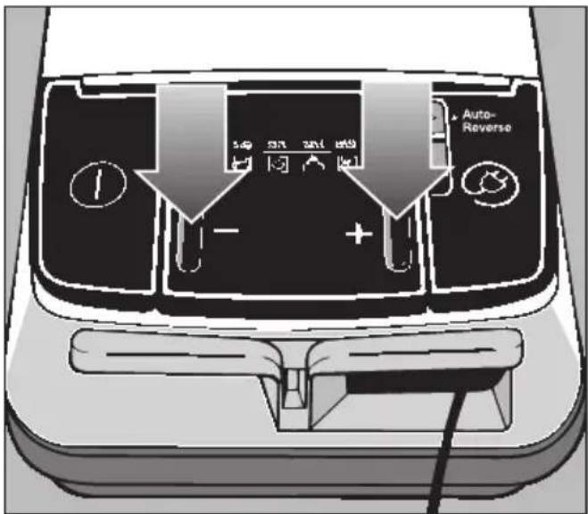 MIELE S 300i - Teclas selectoras de potencia + / - - 1