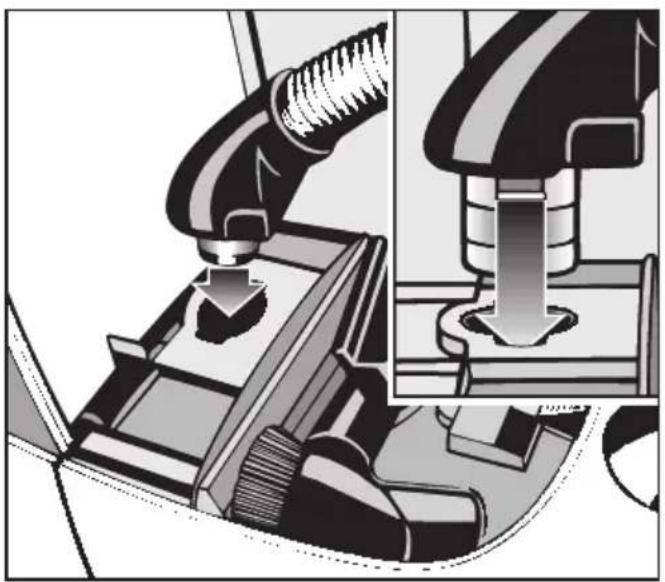 MIELE S 300i - Conexión a "aire soplado" - 1