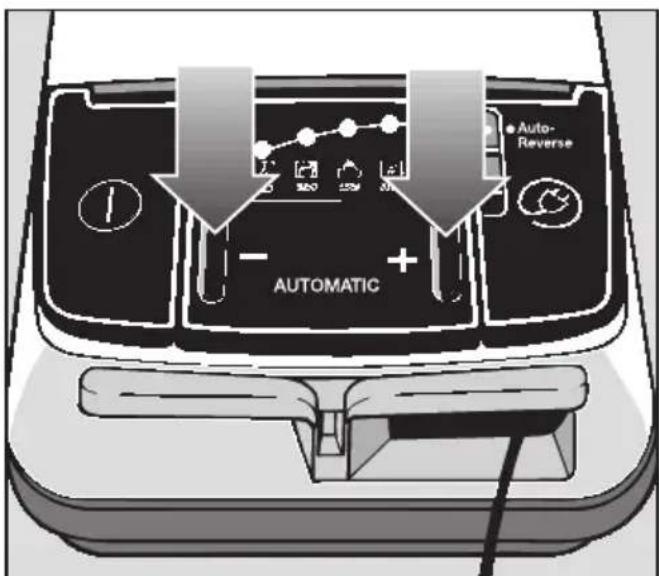 MIELE S 300i - Teclas + / - con posición AUTOMATIC - 1