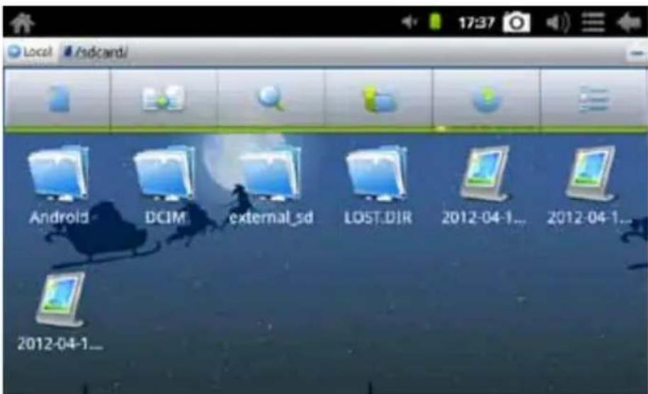 Local /sdcardi/ Android DCIM external_sd LOST.DIR 2012-04-1... 2012-04-1... 2012-04-1...