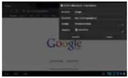 AIRIS OnePAD 90 TAB09 - MARCAR UNA WEB COMO FAVORITA. - 2