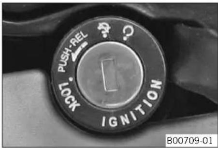 PUSH-REL C LOCK IGNITION B00709-01