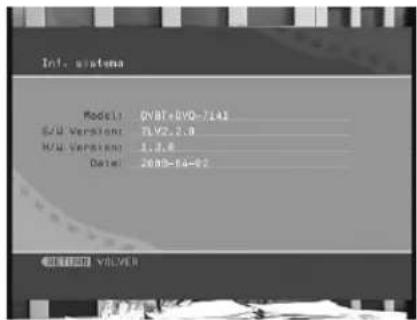 TELEVES 7141 - ■ Información del sistema - 5