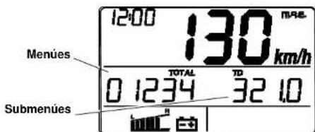 12:00 Menües 130 km/h 0 1234 TOTAL TD 32 1.0 Submenües