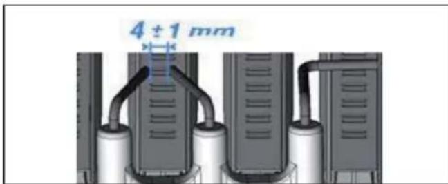 4 ± 1 mm