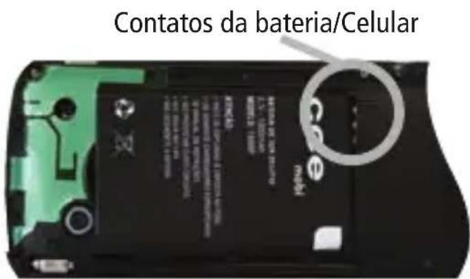 Contatos da bateria/Celular
