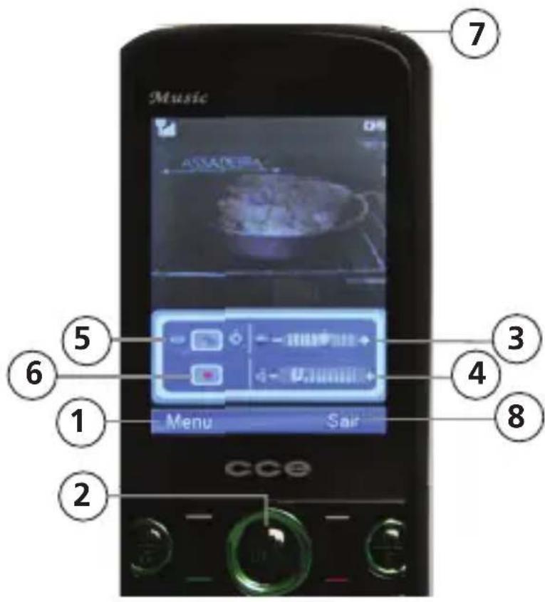 Music 7 5 6 1 2 Menu Sair 3 4 8