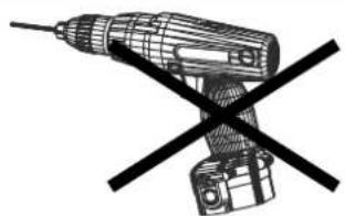 Illustration of a drill with a crossed tool (no text or symbols)