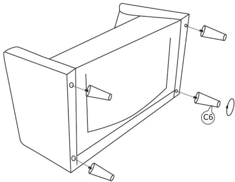 Technical line drawing of a mechanical component with labeled parts (no text or symbols beyond label)