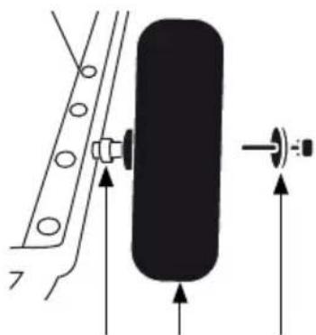 GARLAND Chipper 880 G - MONTAJE DE LAS RUEDAS Y EL SOPORTE DELANTERO - 2