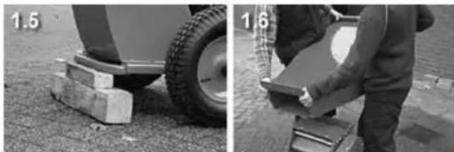 GARLAND Chipper 1280 G - QUITAR LA TOLVA DE ENTRADA - 3