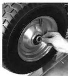 GARLAND Chipper 1280 G - MONTAJE DE LAS RUEDAS - 3