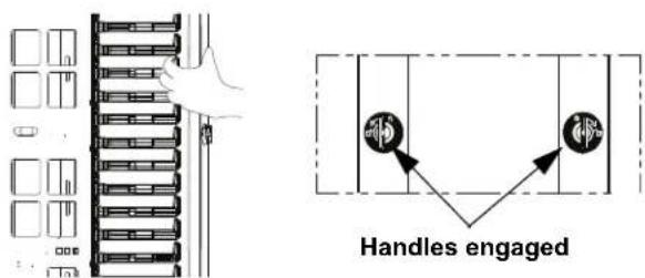 Handles engaged