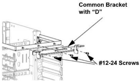 Common Bracket with "D" #12-24 Screws