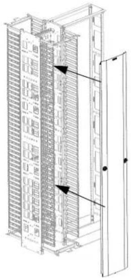 Panduit PED12B1 - Installation Instructions-Mounting Door to PEV Manager-7FT Sizes - 4