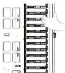 Panduit PED12B1 - Installation Instructions-Mounting Door to PEV Manager-7FT Sizes - 7