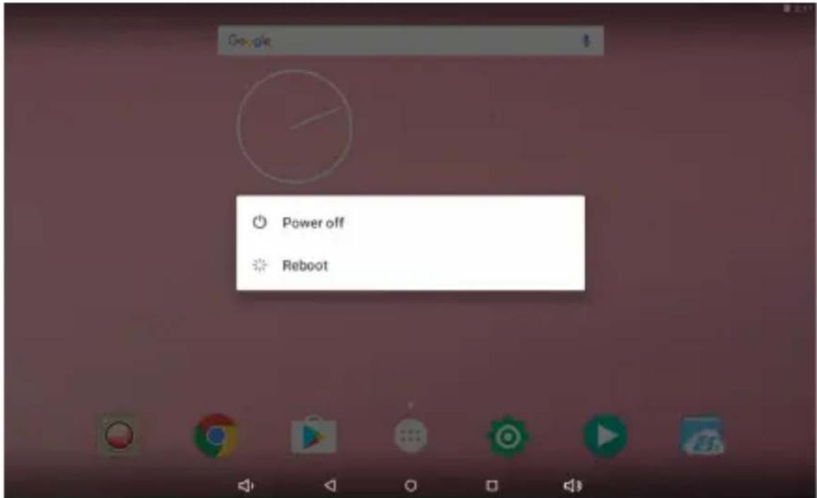 Google Power off Reboot