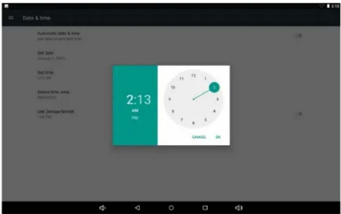 WOXTER N70 - Opciones de fecha y hora: - 2