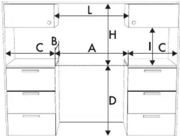 SMEG SX91GV9-1 - Colocação Dimensões - 4