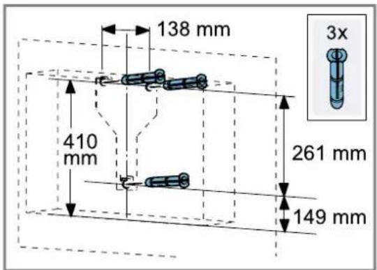 BALAY 3BC567GG - Preparar la pared - 3