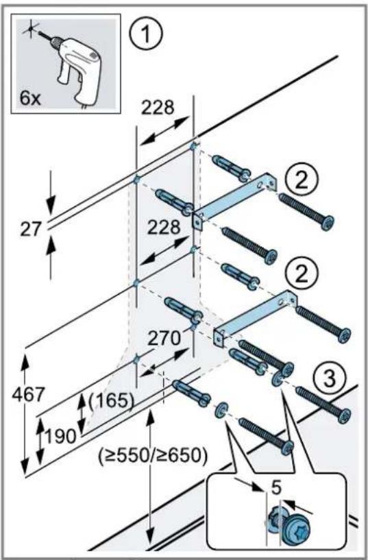 BALAY 3BC696MN - Preparar la pared - 1