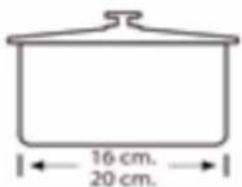 16 cm. 20 cm.